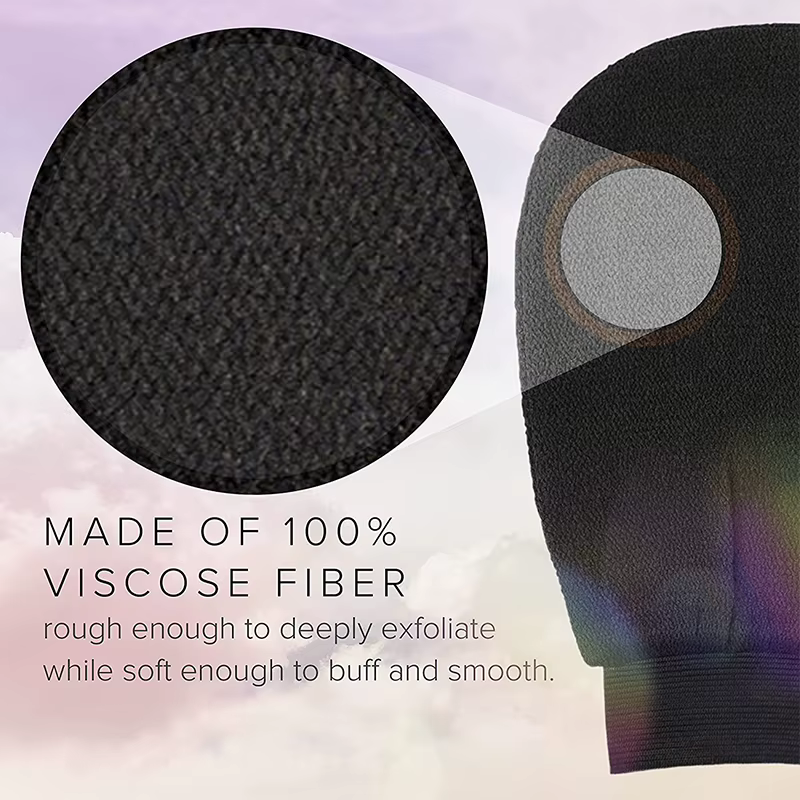 Gant exfoliant pour le corps et le visage