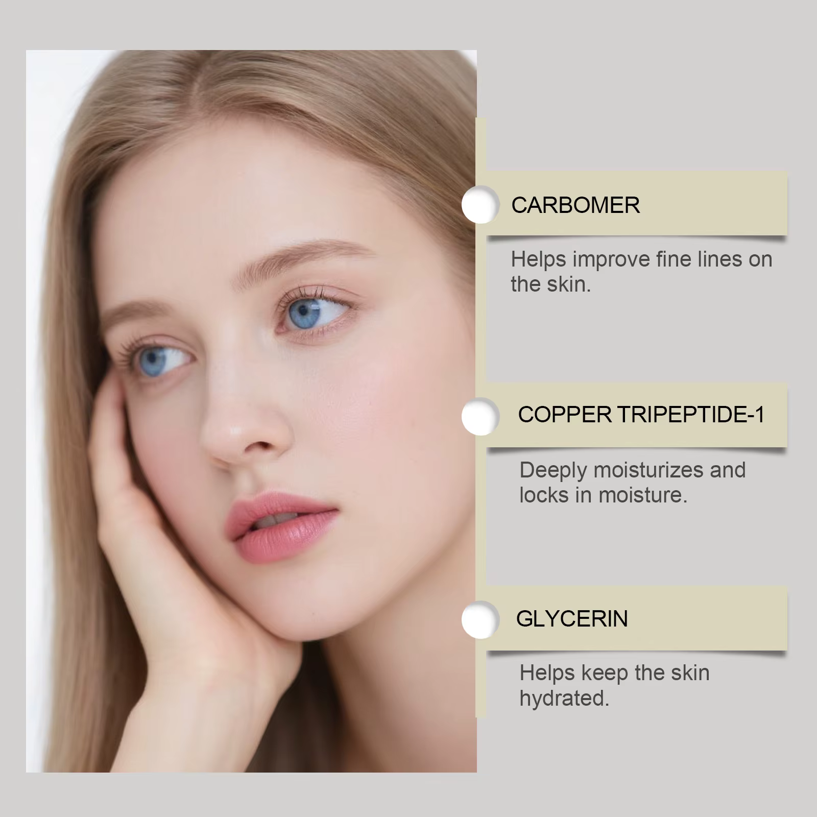 Sérum au cuivre et aux peptides