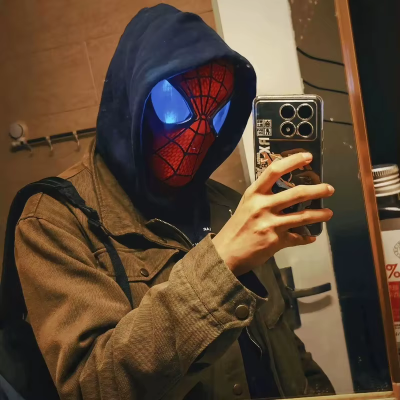 Masque artisanal Spider-Man 2 version Garfield Peter Parker, réplique fidèle du film 1:1, jouet tendance, cadeau surprise cool et branché