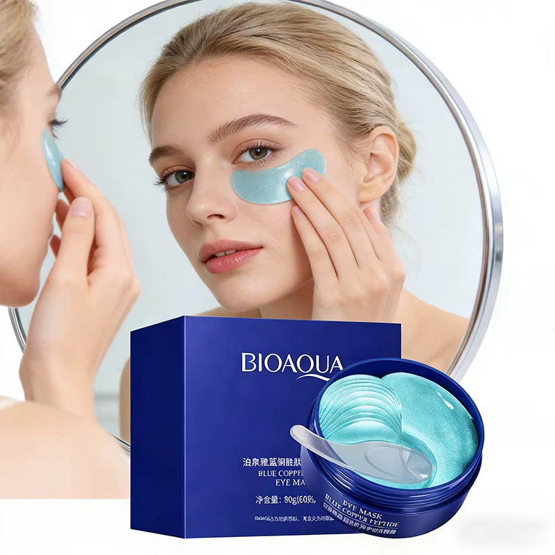 60 pièces BIOAQUA Patchs pour les yeux au cuivre et aux peptides