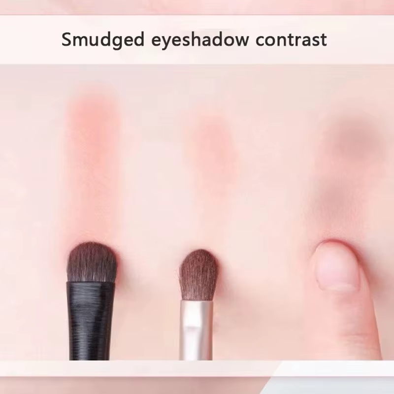 Ensemble de pinceaux de maquillage pour les yeux 6 pièces: pinceau professionnel pour fard à paupières à contour doux