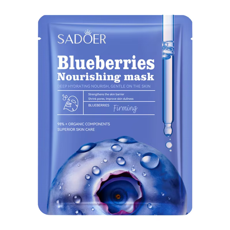 10 pièces SADOER fruits parfum Floral masque pour le visage hydratant raffermissant