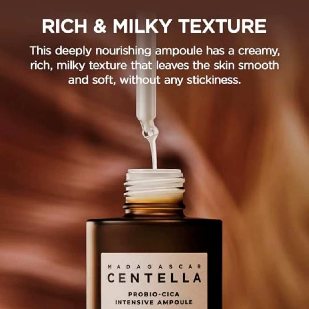 Probio Cica Intensive Ampoule Centella Sérum Réparateur Visage Peau Abîmée Barrière Cutanée Apaisant Rougeurs Peaux