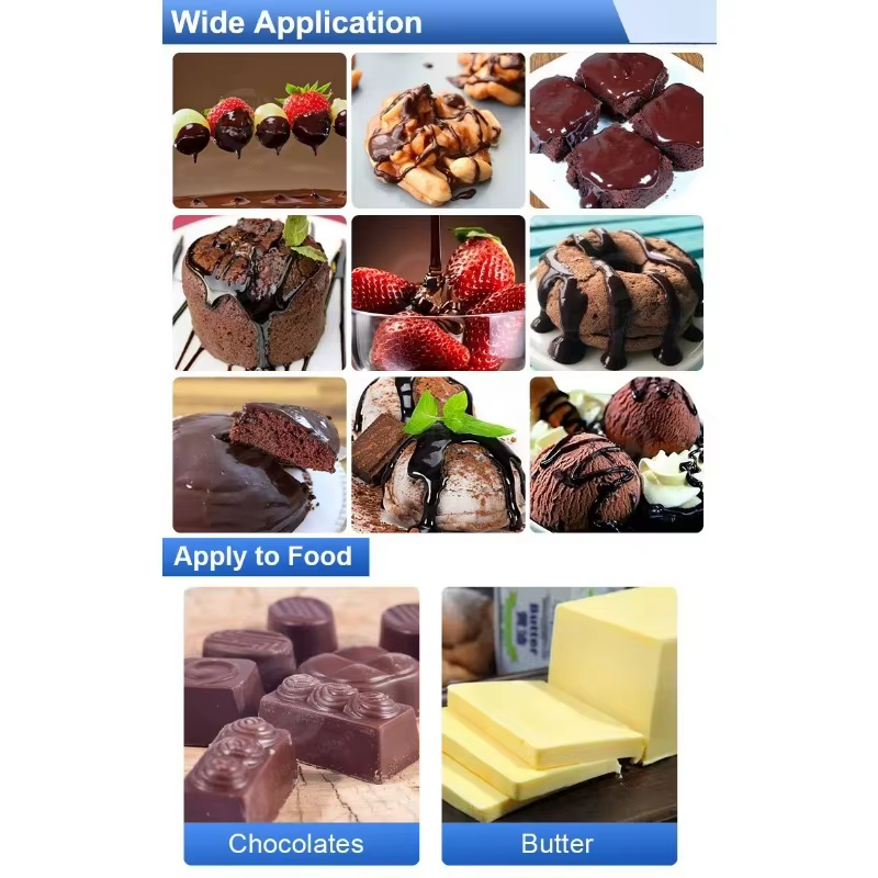 Distributeur de chocolat fondant personnalisé pour table, machine à garnir, équipement mini pour crème chaude 5,5L et 10L pour le glaçage aux fraises