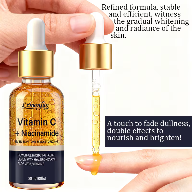 Sérum facial Lemonfay Vitamine C + Niacinamide | Formule hydratante avec acide hyaluronique