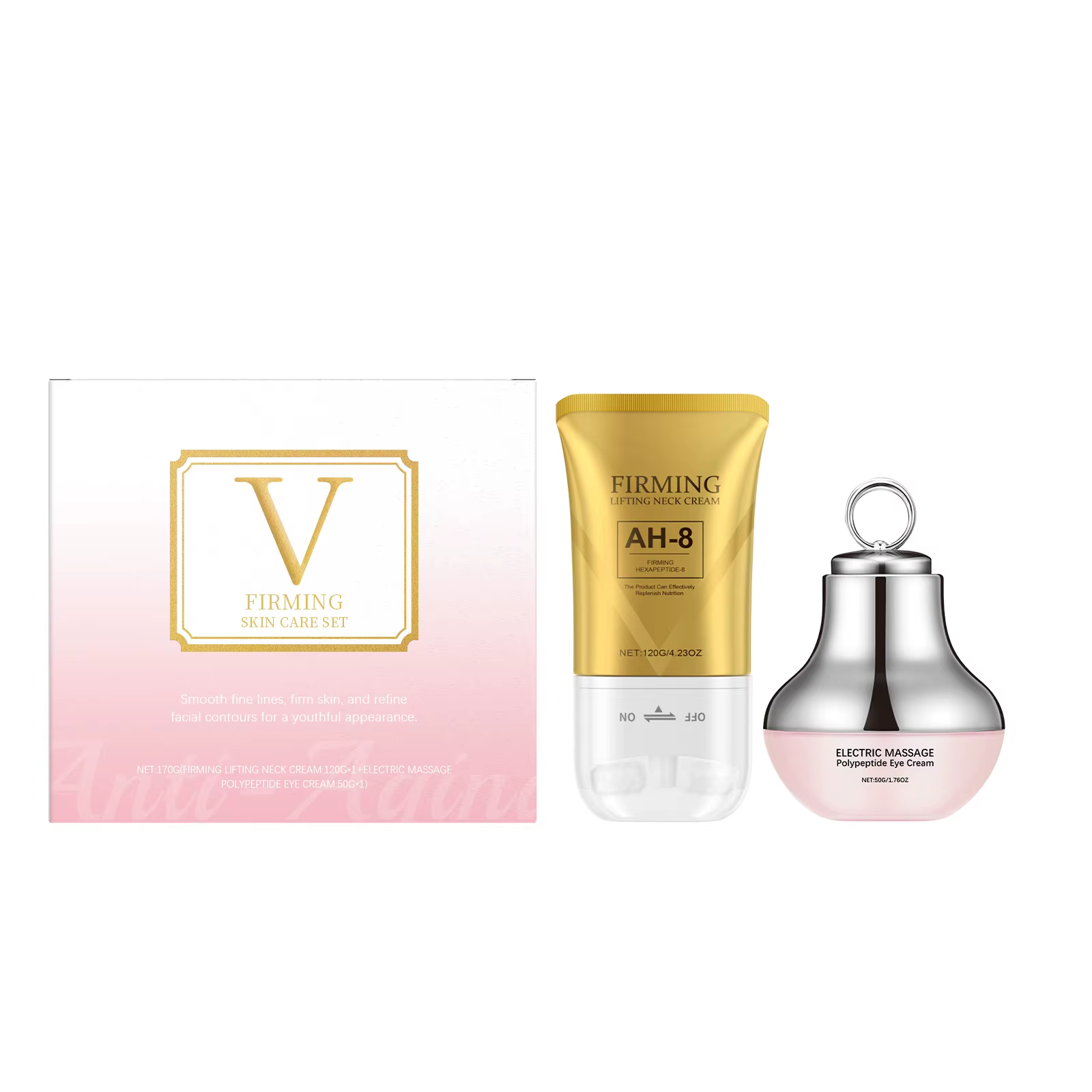 8 crème raffermissante pour le cou hydratant Anti-âge augmenter l'élasticité de la peau supprimer les rides Massage