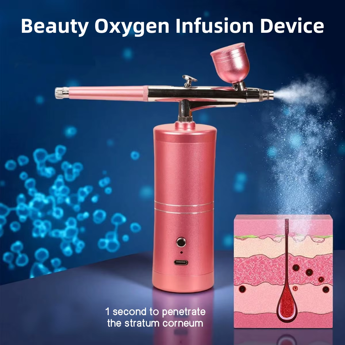 Pistolet de pulvérisation d'infusion de sérum pour le visage