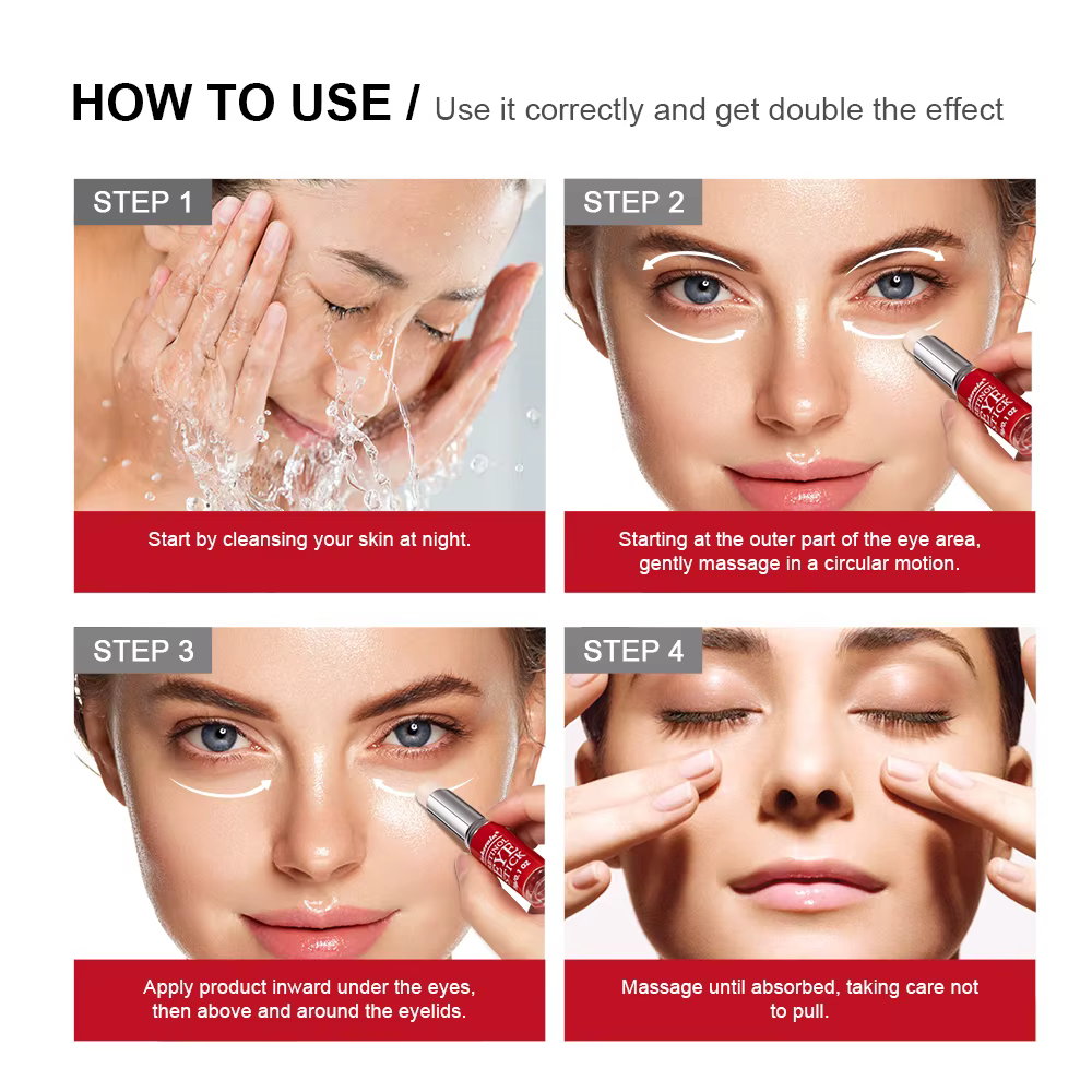 Crème éclaircissante pour les yeux au rétinol pour femmes