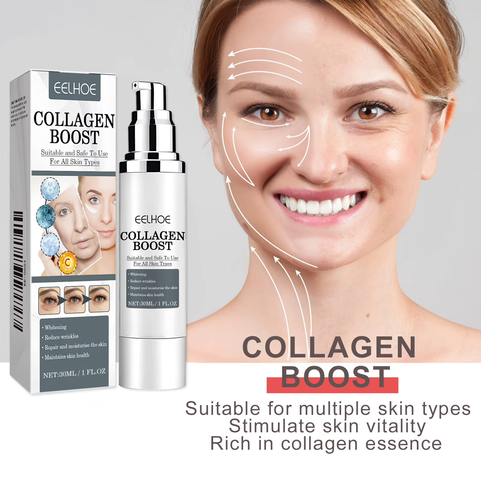 EELHOE – crème rehausseur de collagène pour le visage