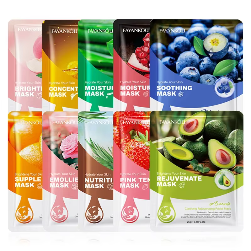 10 masques faciaux aux fruits pour le soin de la peau du visage