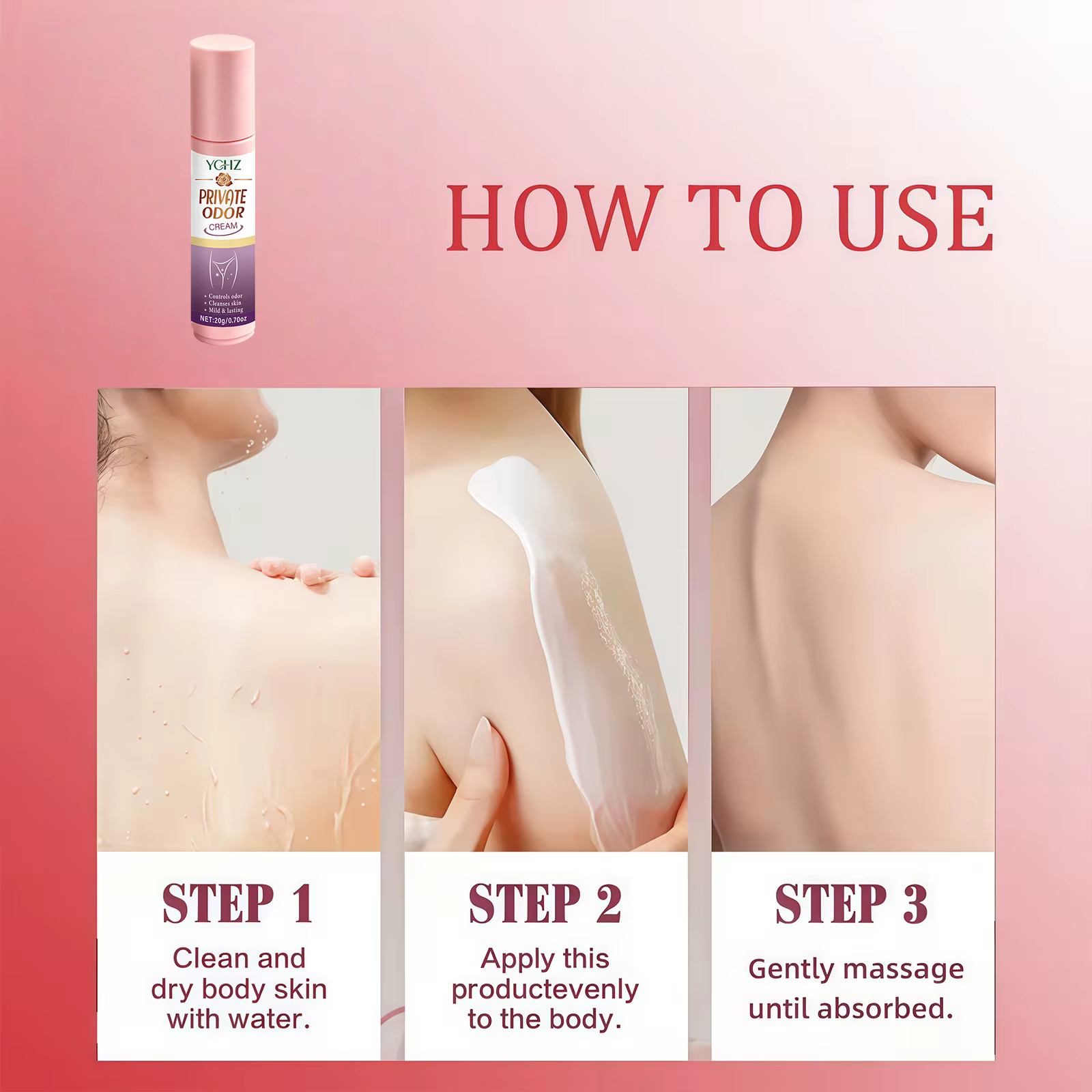 Crème Intime pour Femmes, Déodorant pour Sous-vêtements Féminins Parfum Frais, Produit d'Hygiène Personnelle pour Sous-vêtements - 20G
