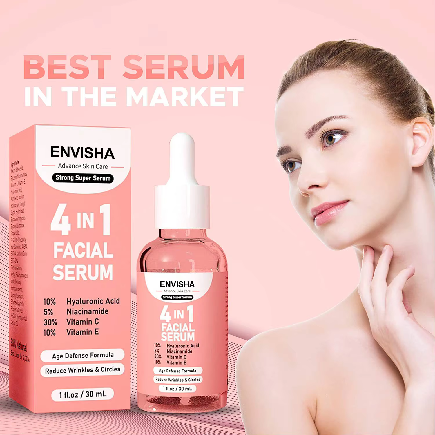 Sérum pour le visage à l'acide hyaluronique