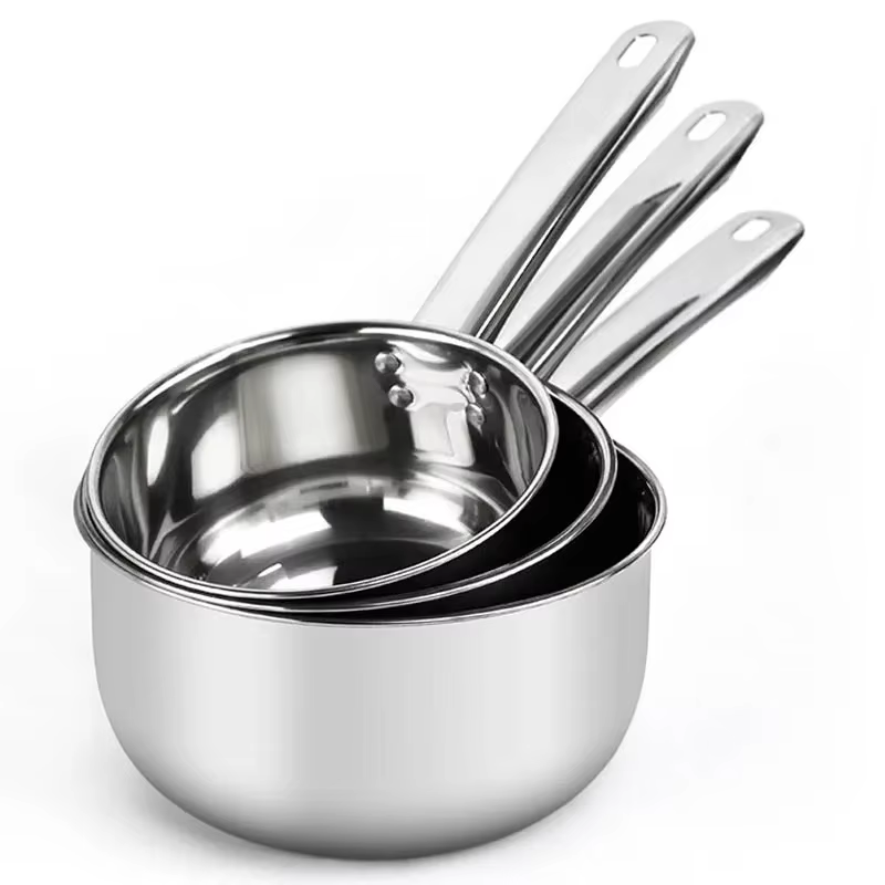 Poêle à Suop Antiarina en Acier Inoxydable avec Poignée, Marmite à Lait, Marmite Chaude, Outils Ménagers, Ustensiles de Cuisine