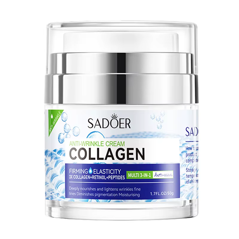 SADOER vitamine C collagène crème pour le visage Anti-rides hydratant blanchissant