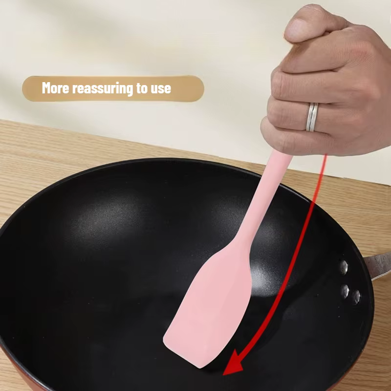 Ensemble de spatules en Silicone rose/vert/noir, grattoir à crème, gâteaux, tranches, Application de confiture, cuisson de cuisine, mélange d'outils de cuisson, 3 pièces/ensemble