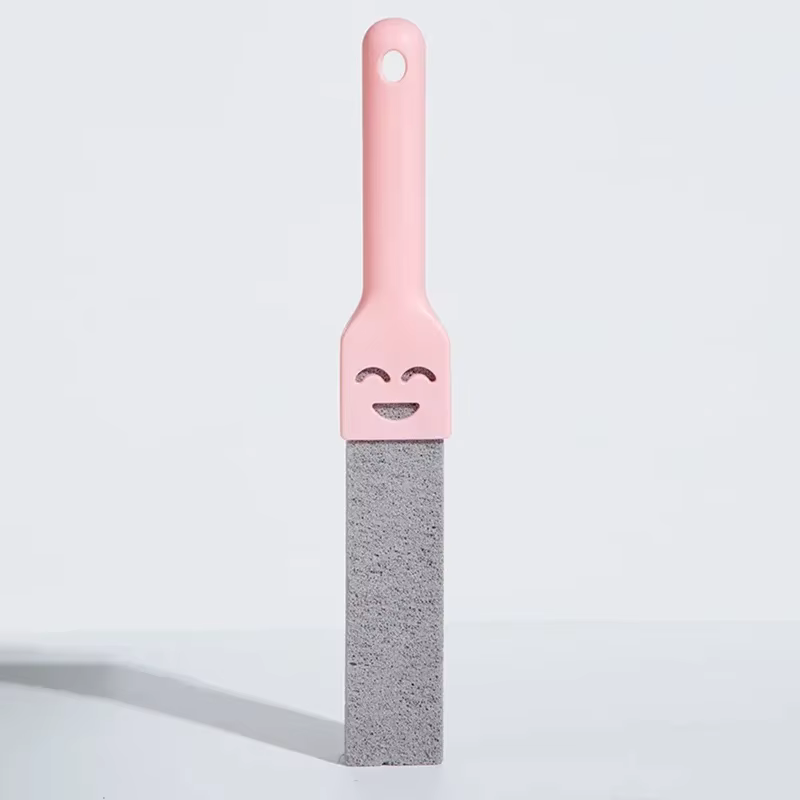 Brosse de toilette en pierre ponce naturelle pour éliminer la saleté, nettoyage rapide, facile à accrocher