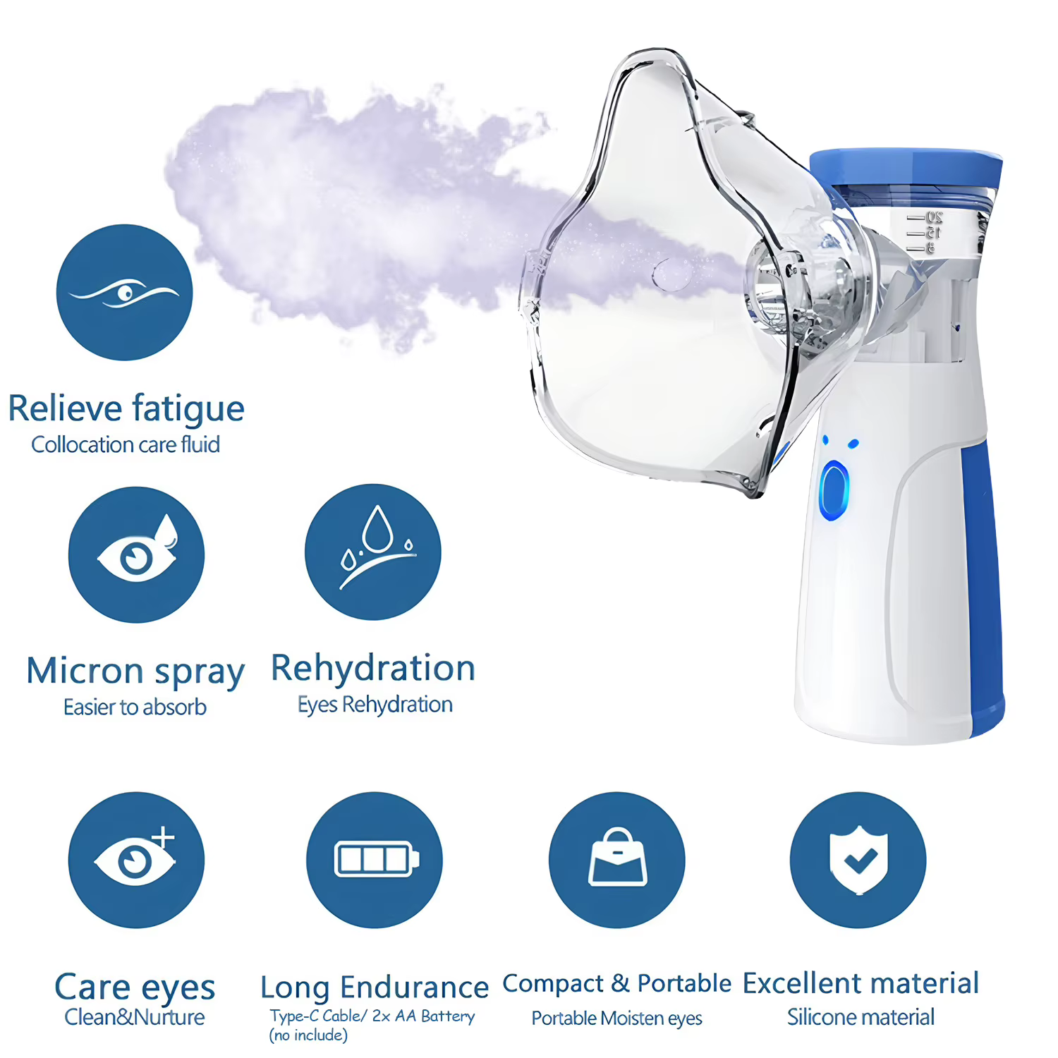 Mini vapeur faciale Nano monsieur pulvérisateur Facial USB nébuliseur humidificateur hydratant femmes beauté outil de soins de la peau