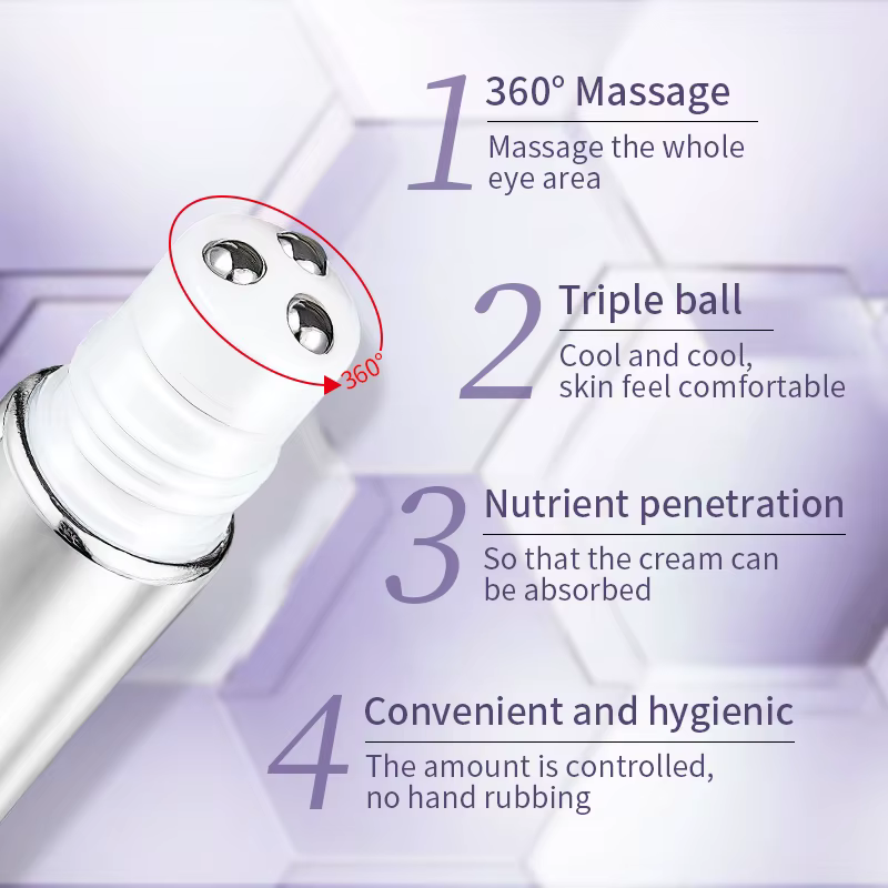 O'CHEAL crème Anti-rides pour les yeux hydratant cernes sérum rouleau masseur sacs