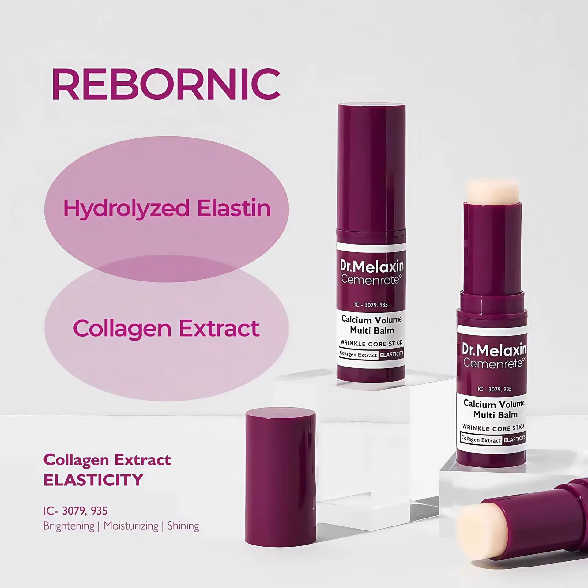 Crème hydratante en stick, baume raffermissant pour le visage, soin anti-âge, hydratant et nourrissant pour tous types de peau, routine de beauté quotidienne