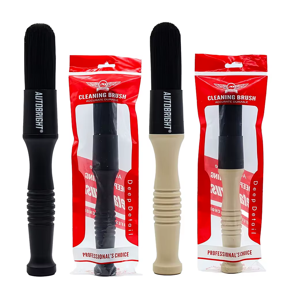 AUTOBRIGHT Brosse de nettoyage de roue de moteur à poils rigides - Outil polyvalent durable pour le nettoyage des roues de détail de porte de roue de moteur de voiture