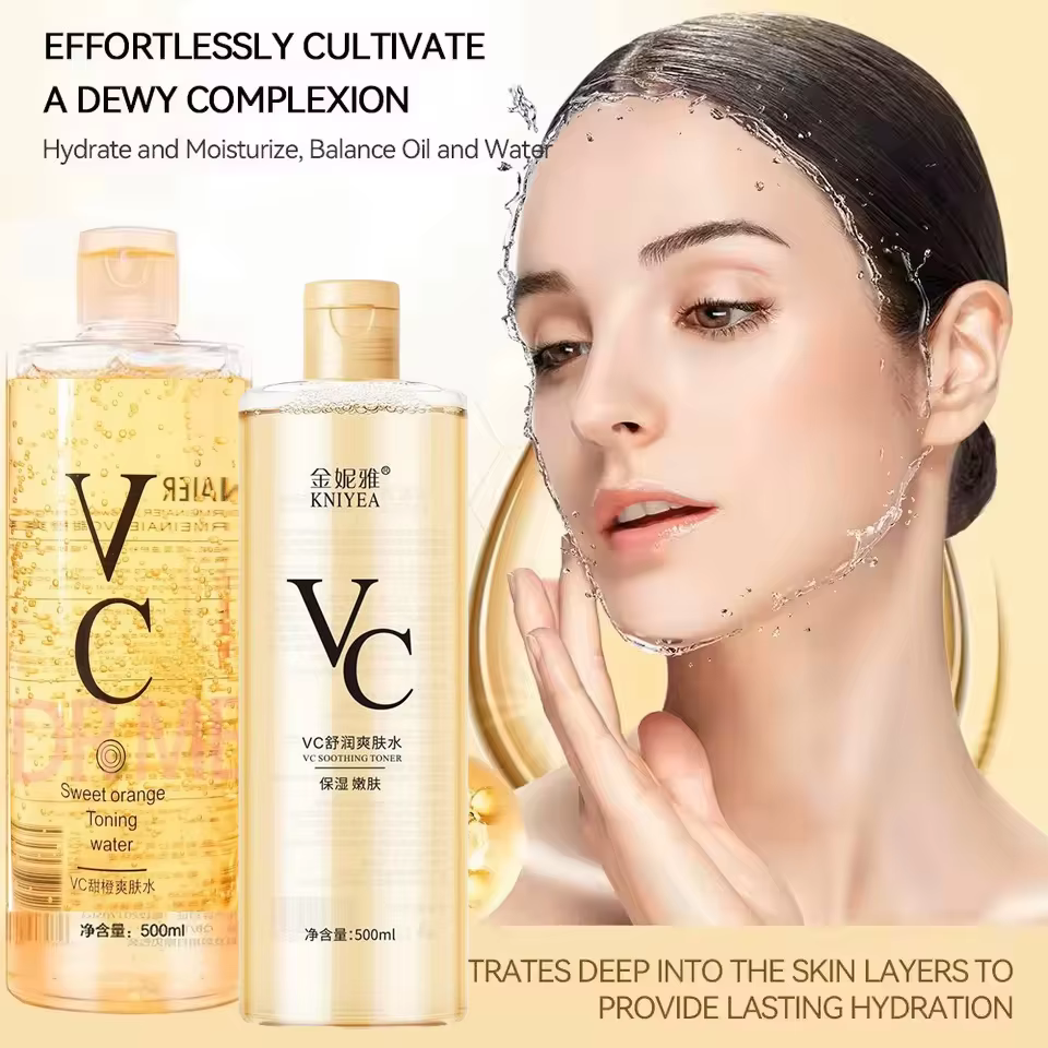 FONCE Toner Vitamine C Hydratant Hydratant Rafraîchissant 500ml