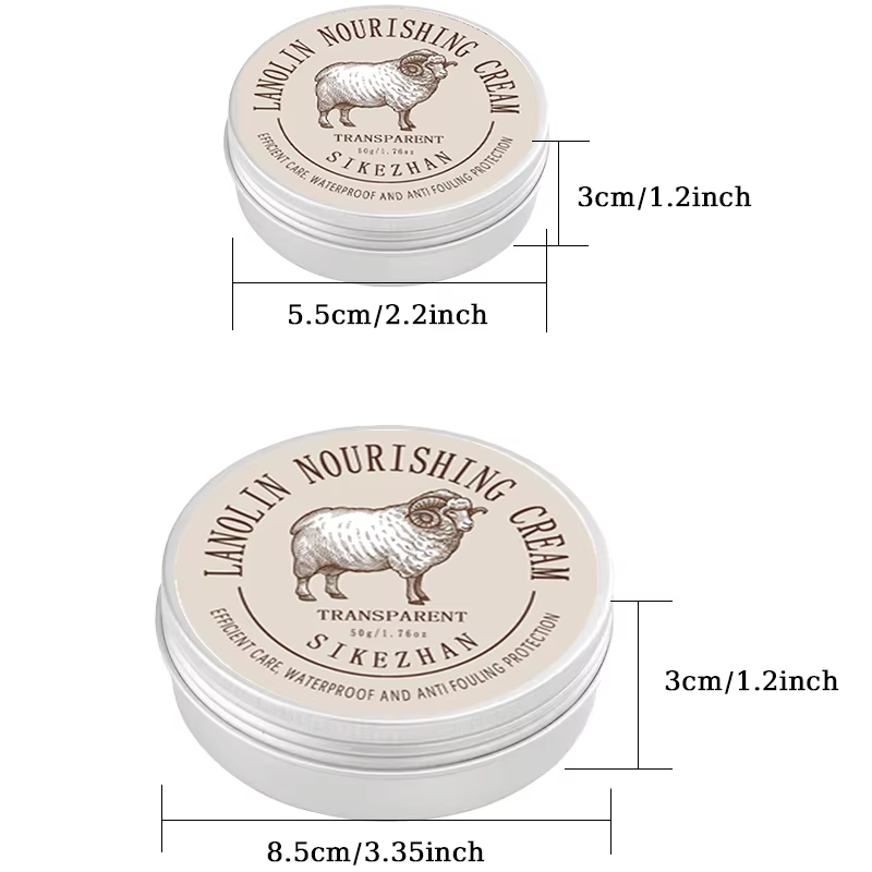 Crème d'entretien pour veste en cuir – Baume nourrissant pour lanoline, revitalisant transparent pour restaurer, imperméable et protéger les manteaux en cuir