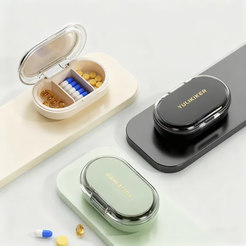 Boîte à médicaments multifonctionnelle, Portable, trois repas par jour, qualité alimentaire, scellée, résistante à l'humidité, résistante à la lumière, boîte de distribution de médicaments