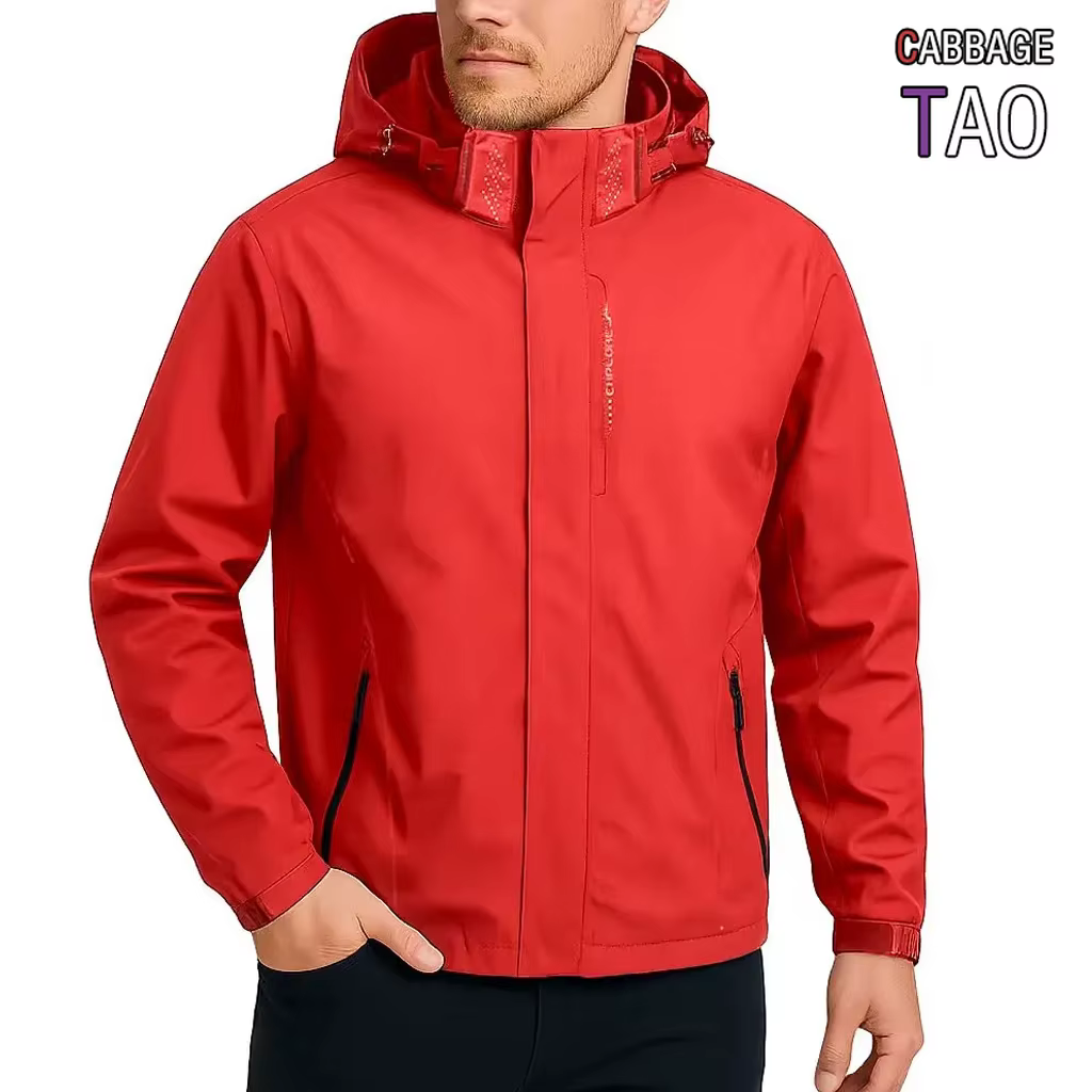 Veste de pluie imperméable à capuche pour homme, légère et coupe-vent, idéale pour la randonnée, le cyclisme et les tenues décontractées