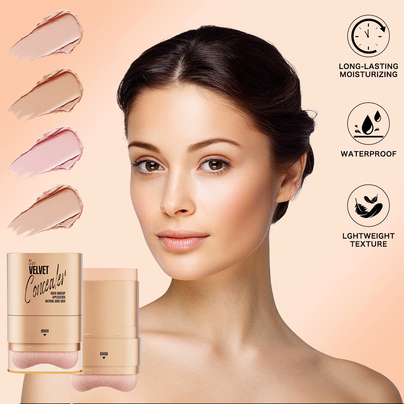 Correcteur quatre couleurs pour couvrir les cernes