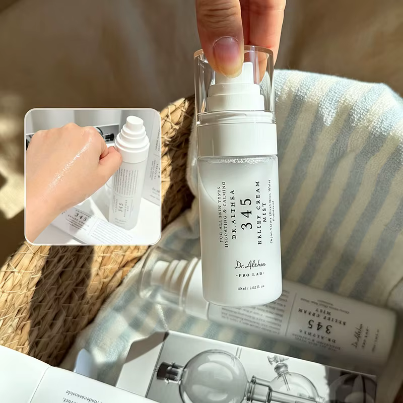 Crème en Brume Apaisante Dr.Althea 345, Antioxydante 147, Produits de Soin Naturels, Blanchissants, Éclaircissants, Non Gras, Apaisants pour la Peau