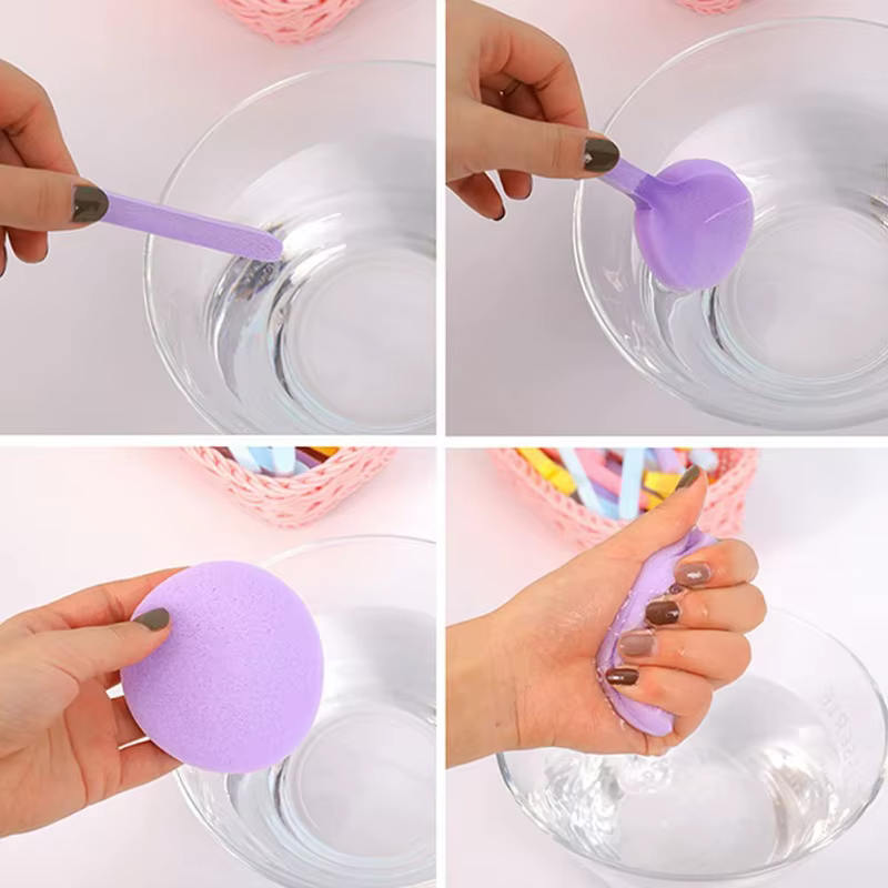 Compresse bouffante de lavage du visage avec boîte de rangement