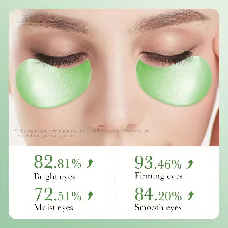 SADOER Masque Apaisant Contour des Yeux au Collagène et à l'Aloe Vera 60 Patchs Hydratants et Raffermissants pour les Poches et les Cernes