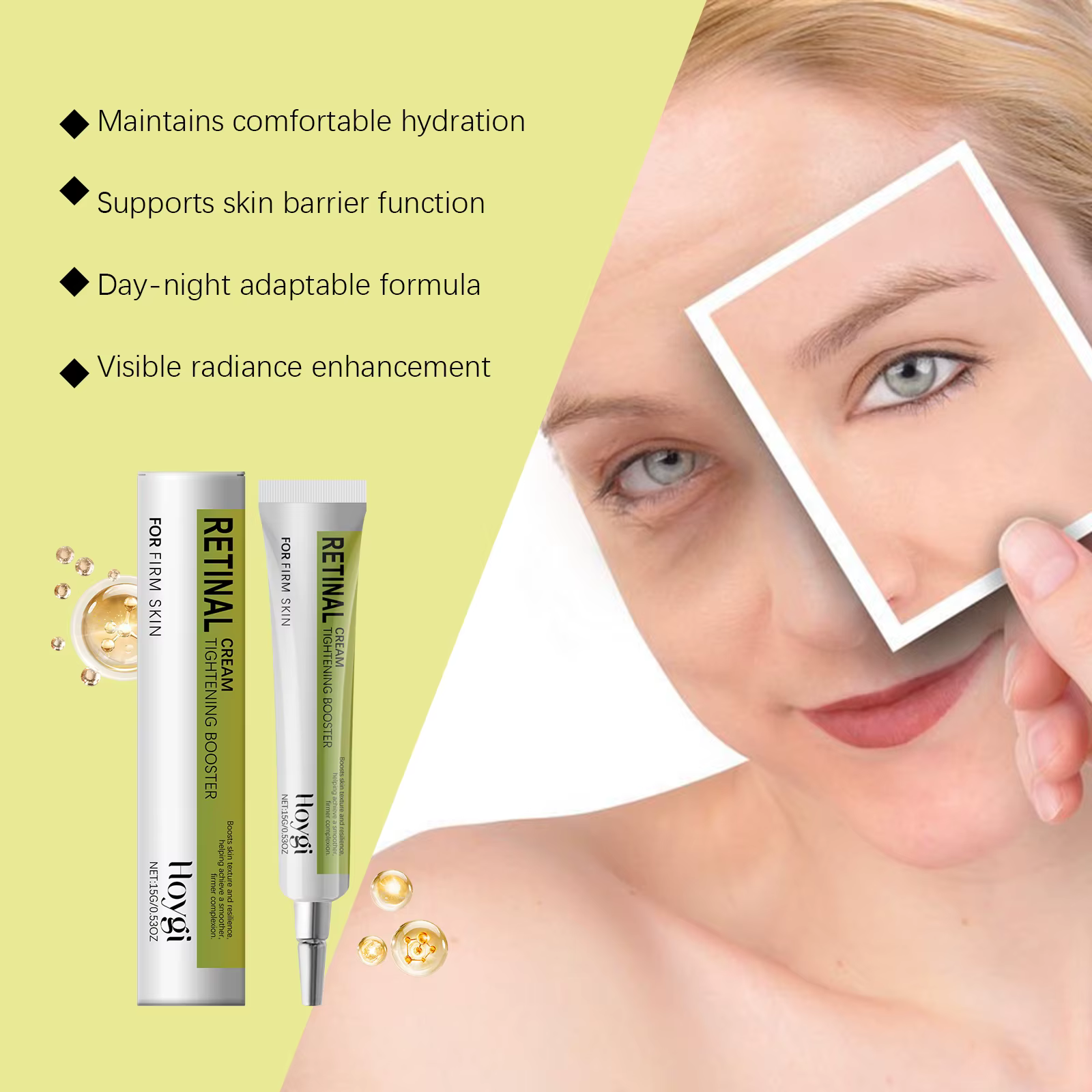 Crème pour les yeux coréenne anti-rides au rétinol