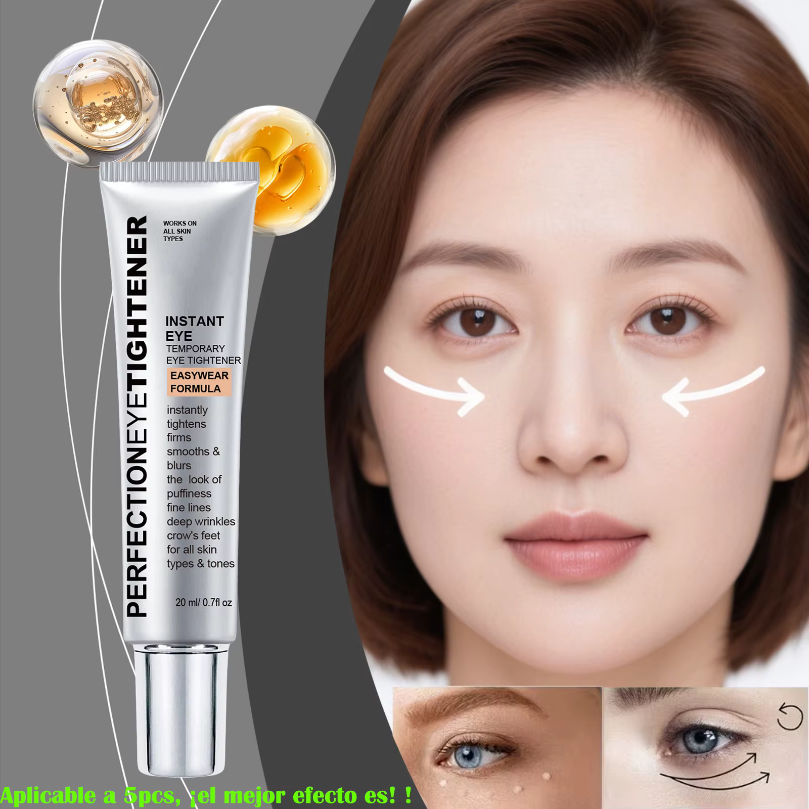 Crème pour les yeux ferme