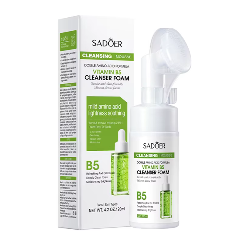 SAODER Q10 vitamine C nettoyant pour le visage mousse de lavage