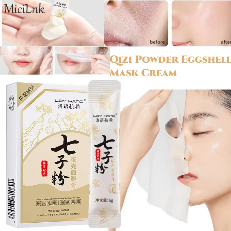 Masque aux sept graines de coquille d'oeuf aux herbes chinoises
