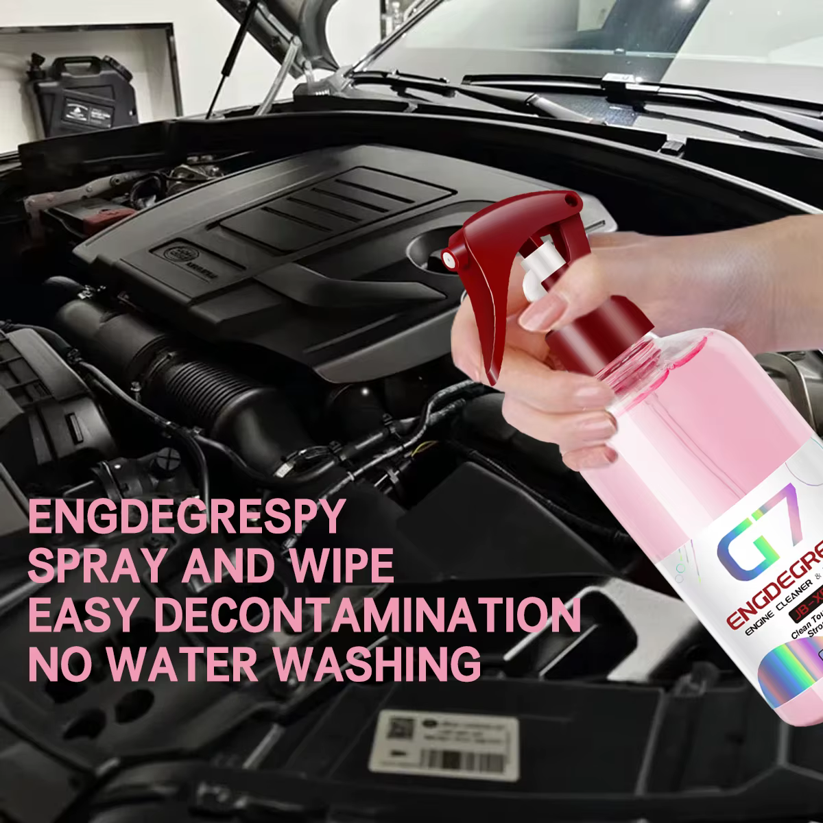 ENGDEGREéventuelles Y-Nettoyant pour compartiment moteur de voiture, décontamination injuste, produit pour livres, G7