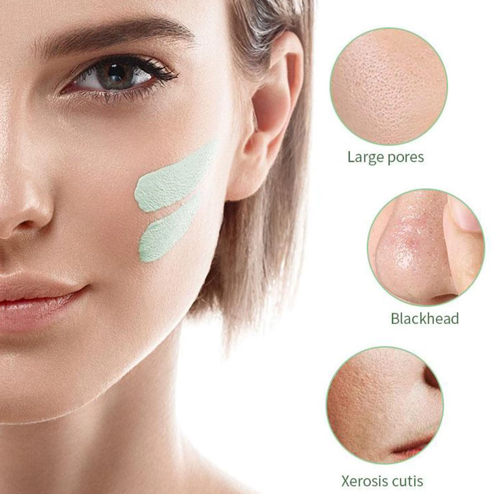 Masque nettoyant solide au thé vert