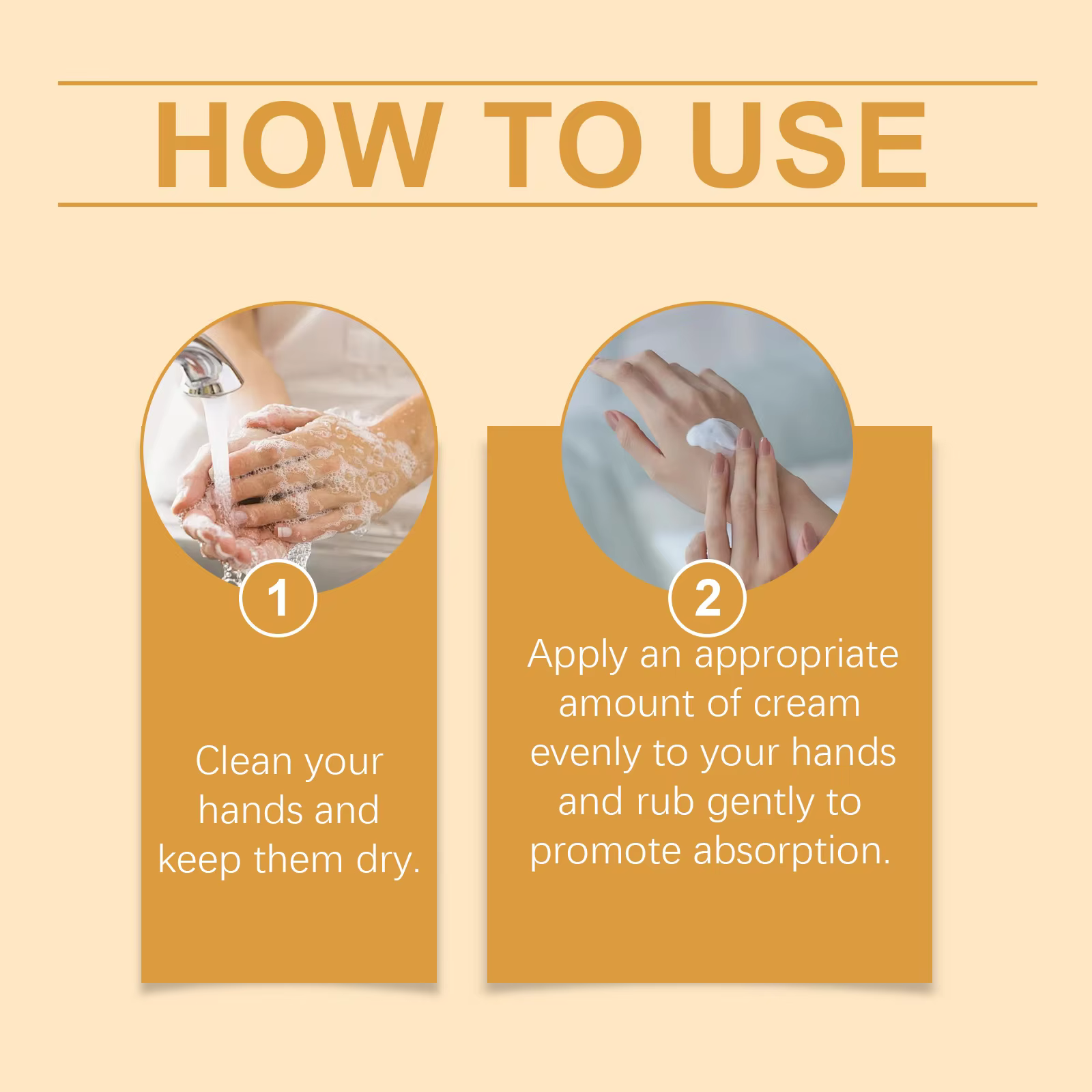 Crème pour les mains réparatrice au curcuma