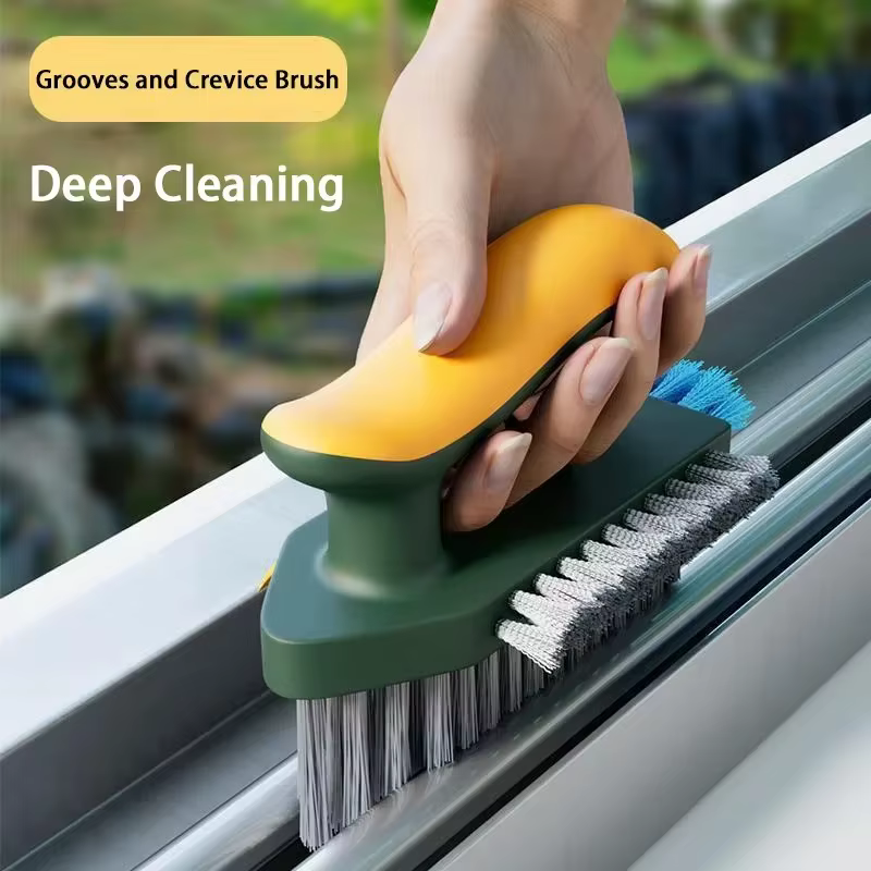 Brosse de nettoyage pour fentes, grattoir de nettoyage en profondeur, outil de nettoyage pour joints de sol, coins de salle de bain, toilettes et carrelages domestiques