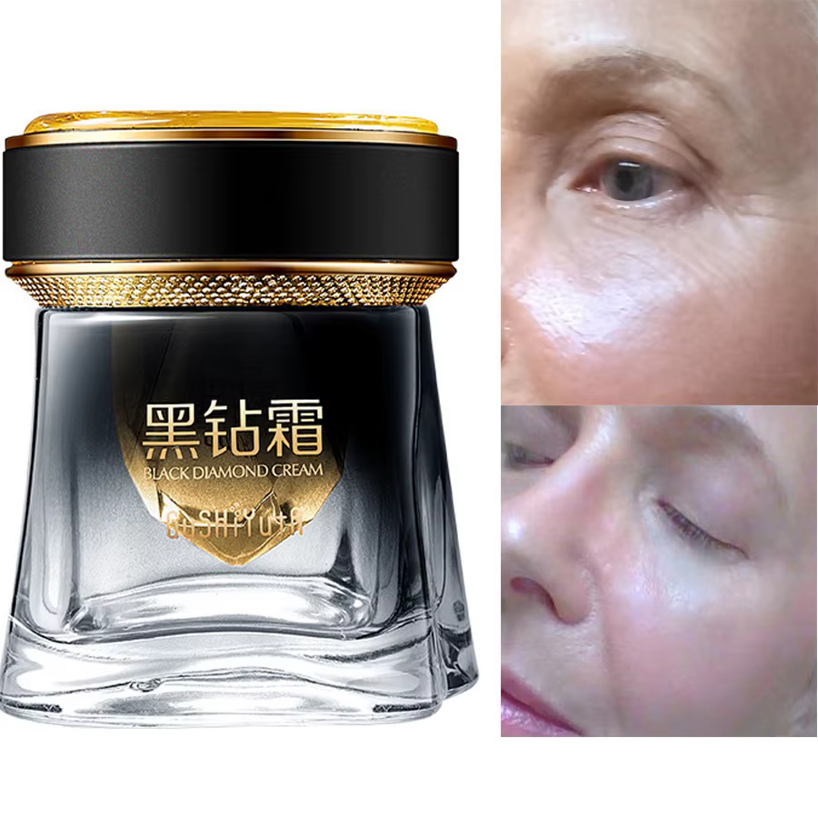 Crème pour le visage en feuille d'or aux algues