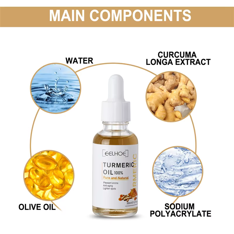Sérum pour le visage au curcuma
