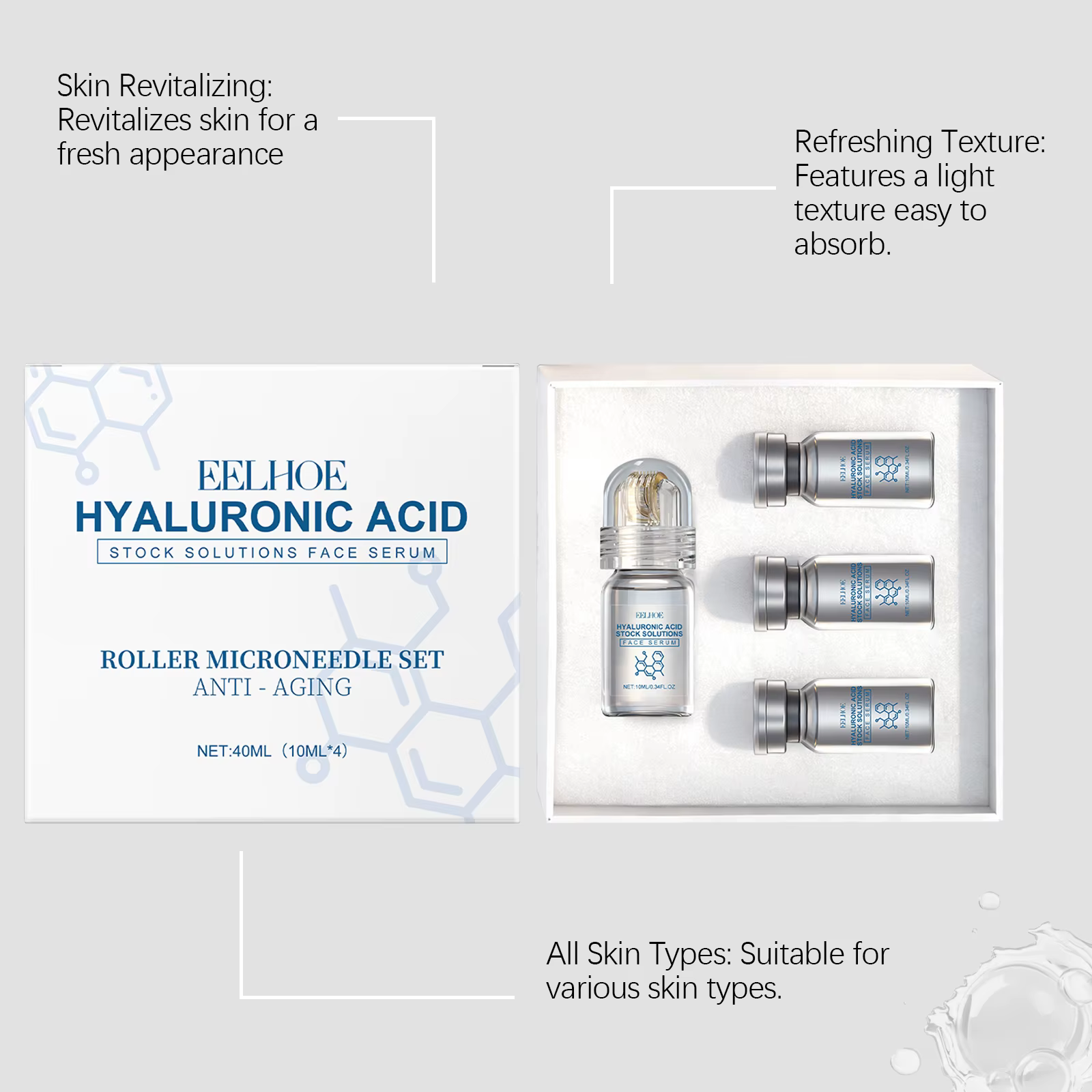 Sérum à la niacinamide et micro-aiguilles